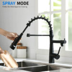 pull down kitchen faucet with flexible sprayer